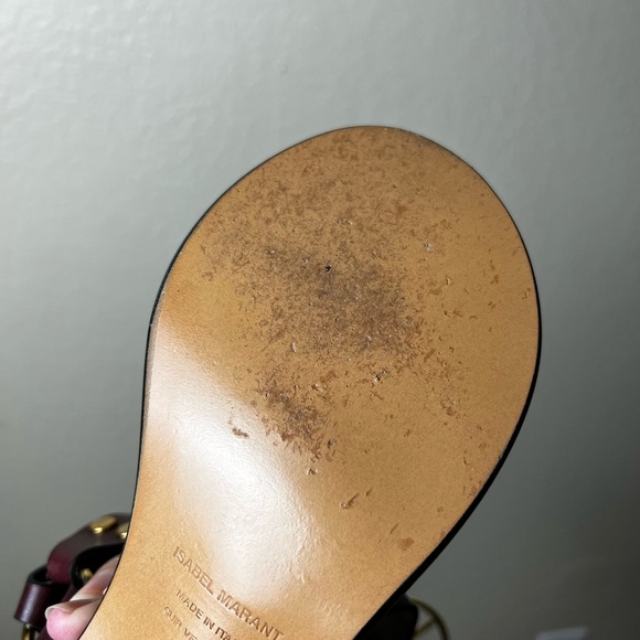 Isabel marant jeyka boho chic studded leather sandals - Picture 9 of 12